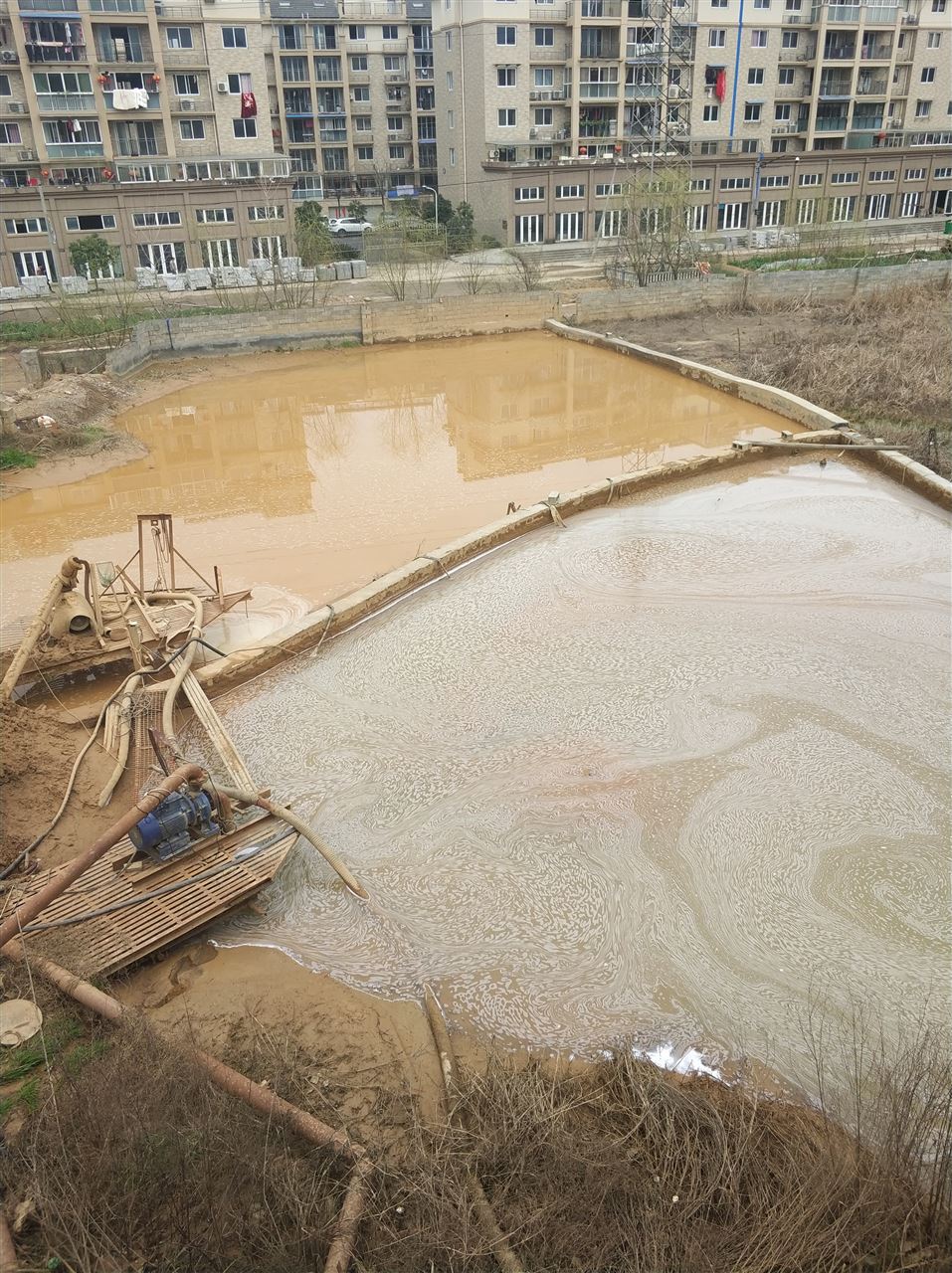 三穗沉淀池淤泥清理-厂区废水池淤泥清淤